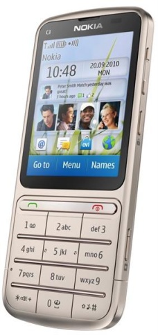 Nokia C3-01 Touch and Type Khaki Gold фото 2